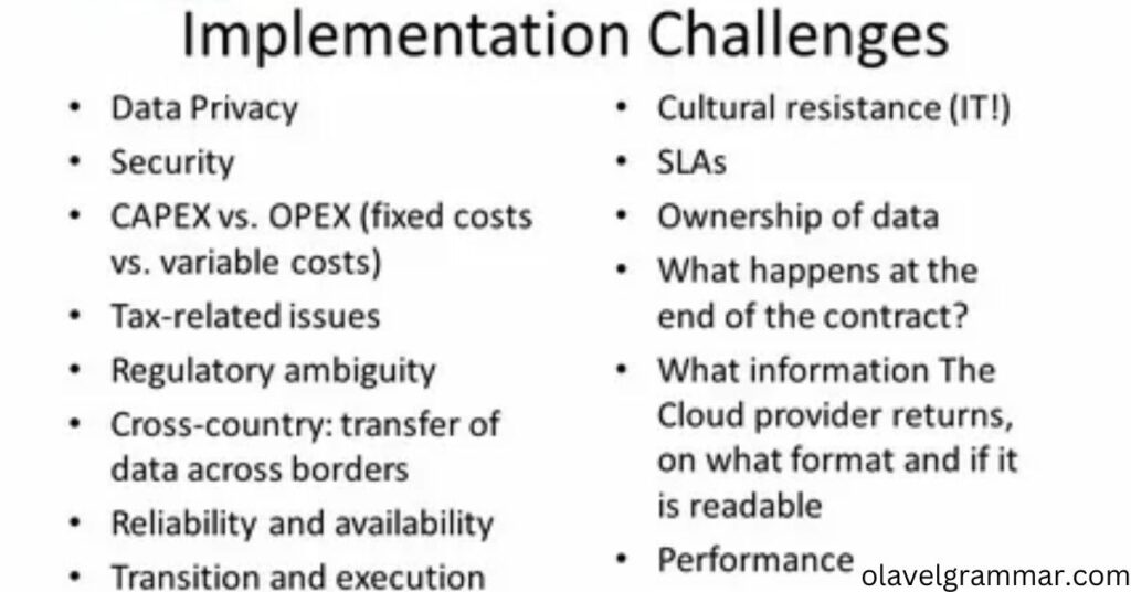 Challenges in Implementing Vezgieclaptezims